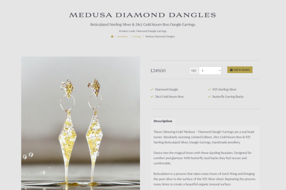 ecommerce product page