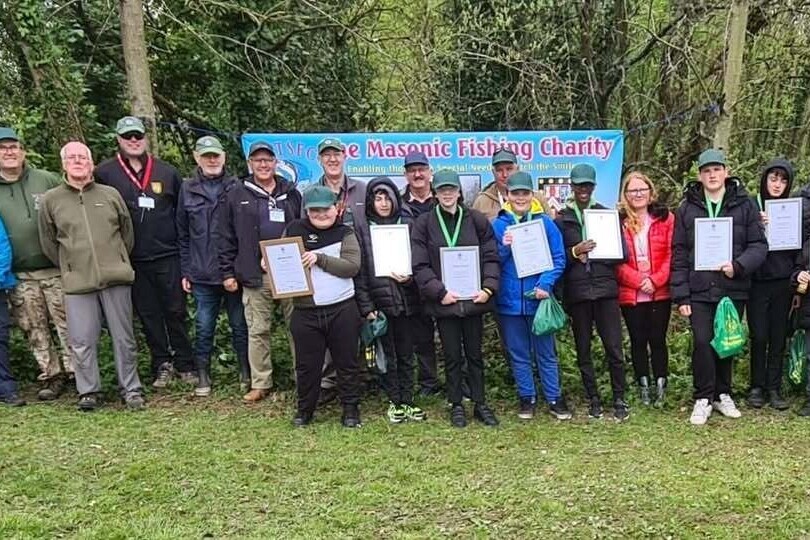 The Masonic Fishing Charity Hosts pupils from Redruth School