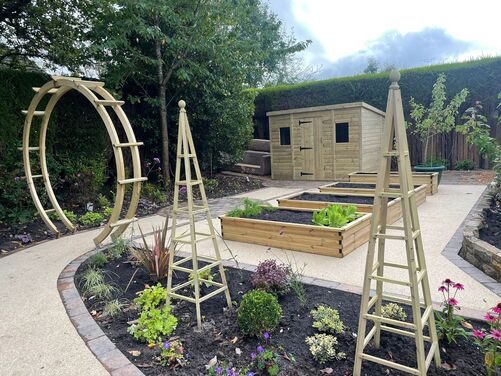 #P013 10x8 Pent Shed