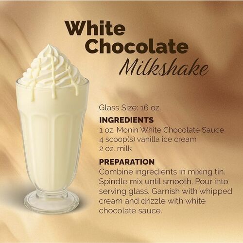 White Chocolate Sauce by Monin - 1.89L