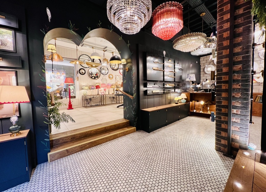 Pooky London Showroom Lighting Design Inspiration Scalloped Arch