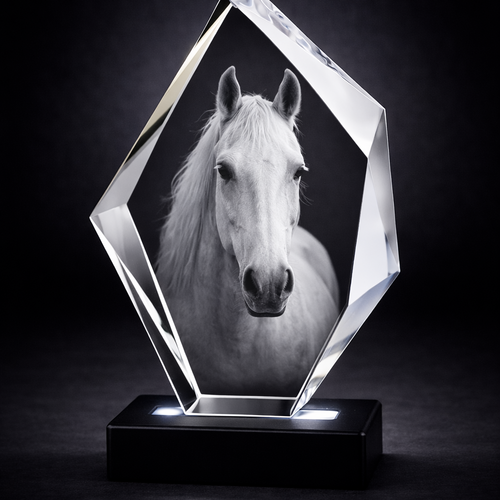 The Beautiful 3D Jura 14x10x6cm Pure Crystal Iceberg