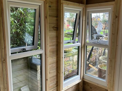 24x14 Apex Summer House home Office/Bar/Gym