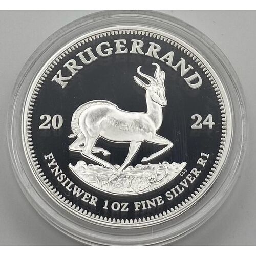 Stunning 1 Ounce Silver Proof 2024 Krugerrand .999 Silver