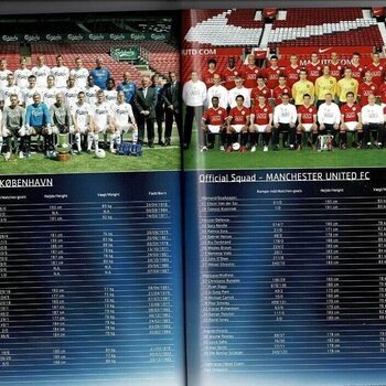 FC Copenhagen v Manchester United Champions League Football Programme 2006/07
