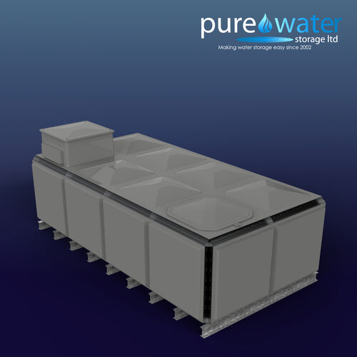 PW.4X2X1.TIF.AB - 5315 LITRE SECTIONAL WATER TANK, TOTALLY INTERNALLY FLANGED (TIF) C/W FVH