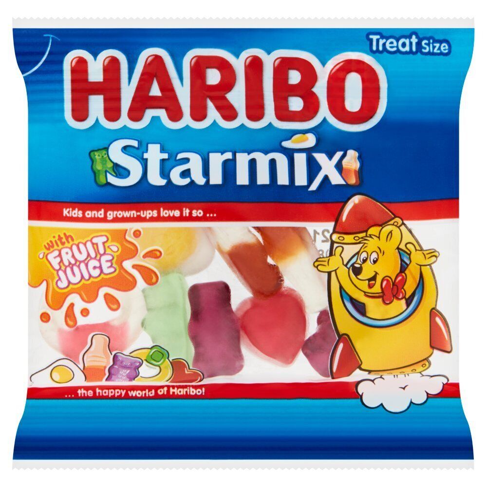 HARIBO Starmix Jelly Sweets Fun Size Bag