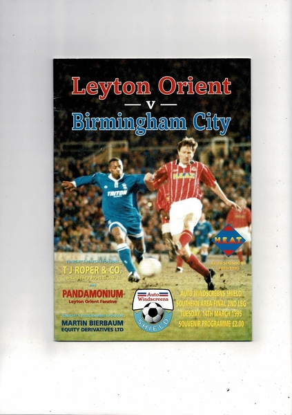 Football Programmes being listed today