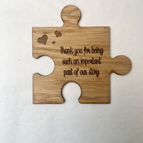 Personalised Jigsaw Coaster