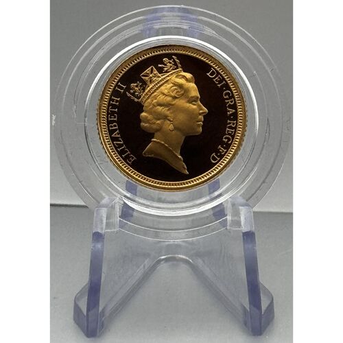 1991 proof gold double sovereign