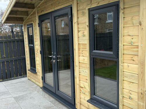 #PVC040 14x14 Apex Summer House