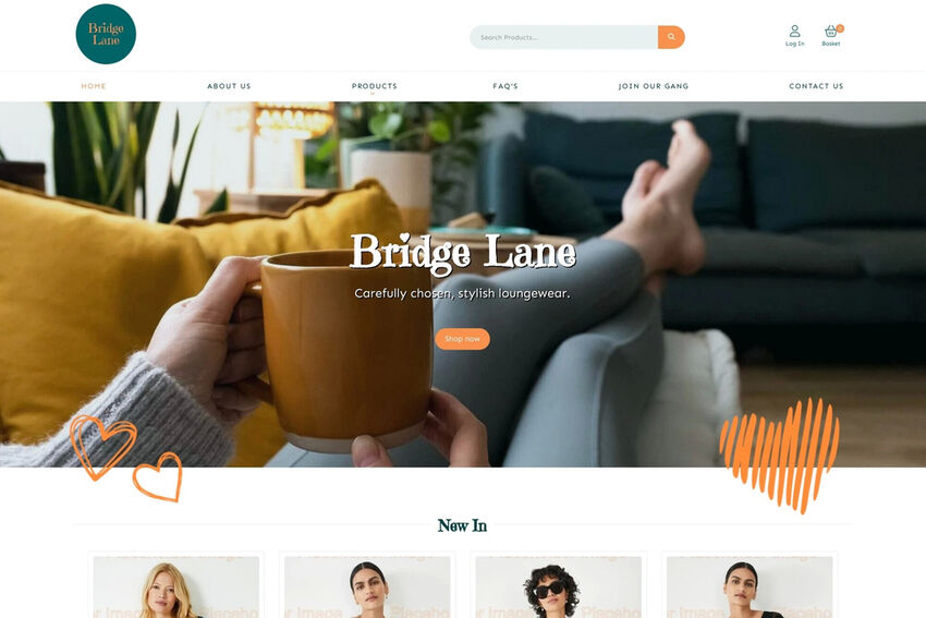 ecommerce fashion website design 