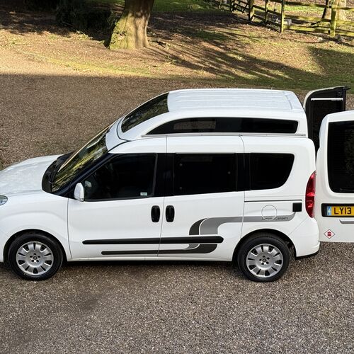 2013 Fiat Doblo Micro Camper Van High Roof - Pro Conversion