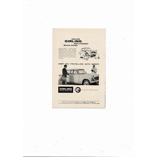 1961/62 Birmingham City v Tottenham Hotspur Football Programme