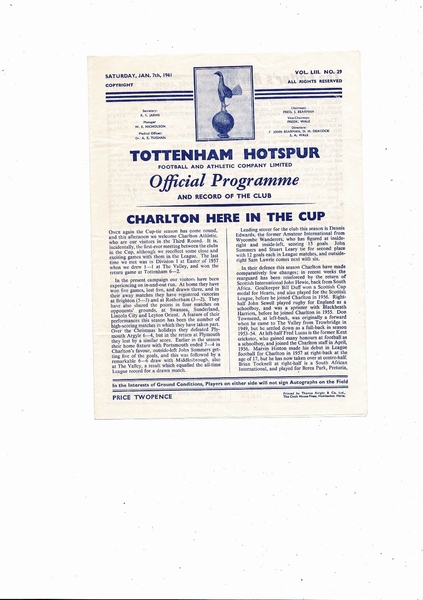 Many more Football Programmes being listed today