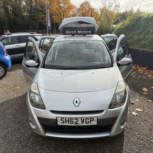 2012 (62) RENAULT CLIO 1.1 PETROL MANUAL 5 DOOR