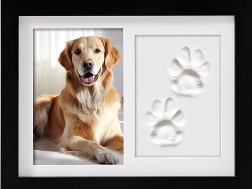 Memorial Photo Frame with Clay Imprint
