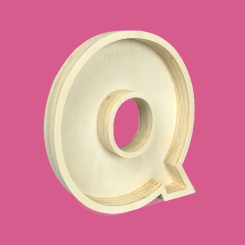 Sweet Filled Letter - Q