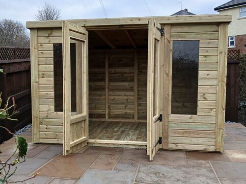 #SHP058 10x8 Pent Summer House