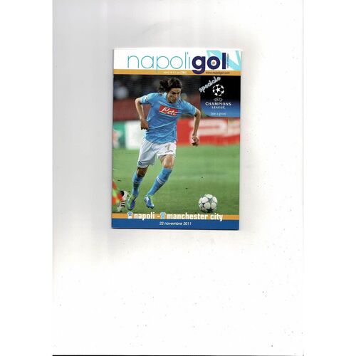 Napoli v Manchester City Champions League Football Programme & Fanzine 2011/12