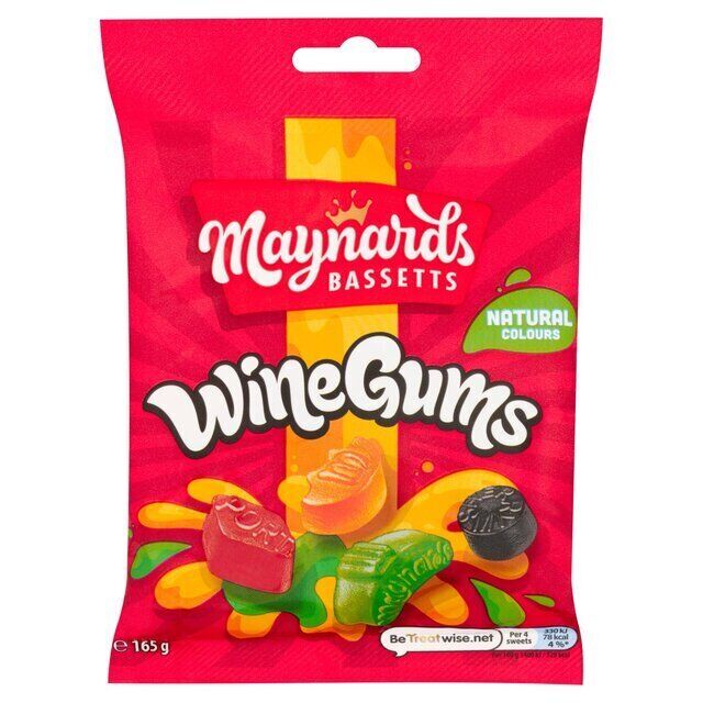 Maynards Bassetts Wine Gums Sweets Bag