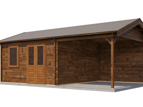 400cm x 400cm + 300cm Veranda