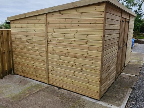 14x10 Pent Storage Shed