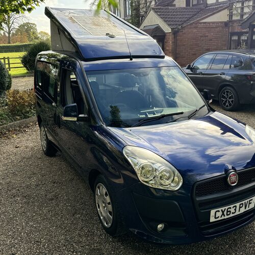 2013 (63)reg Fiat Doblo MyLife Camper Van 2 Berth 1.6 M-Jet Diesel 58644 miles