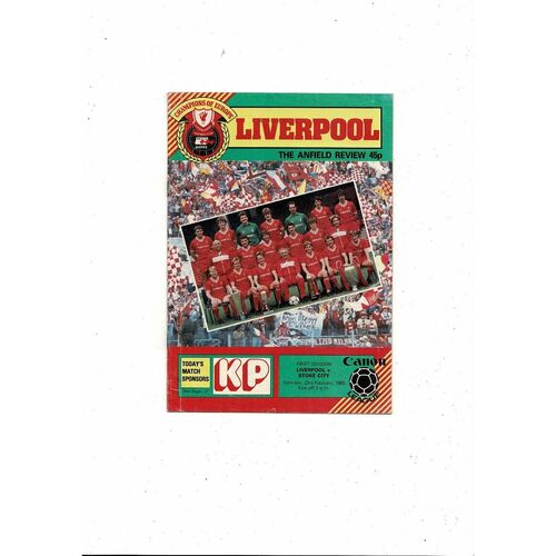Liverpool Home Football Programmes