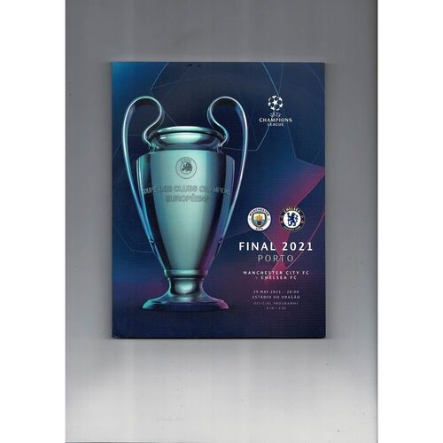 2021 Manchester City v Chelsea Champions League Final Football Programme