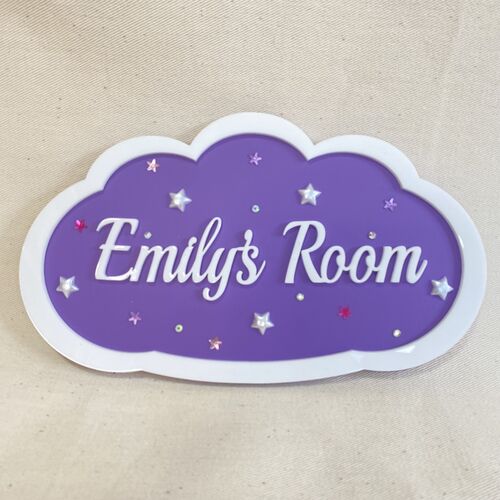 Girls CLOUD door sign