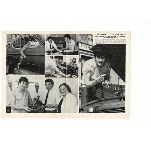 Arsenal v Strum Graz Fairs Cup Football Programme 1970/71