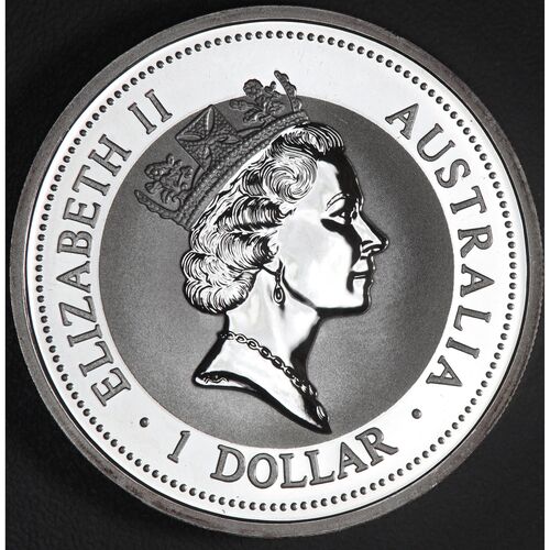 1998 1 ounce silver Kookaburra