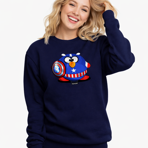 'Captain Fat Penguin' Sweatshirt