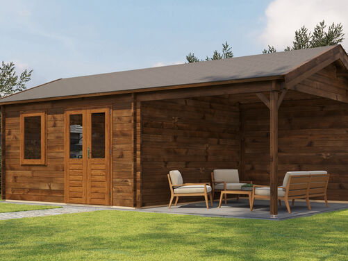 400cm x 400cm + 300cm Veranda