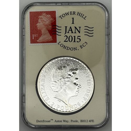 2015 Datestamp one ounce silver Britannia