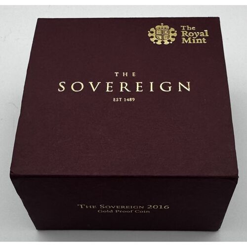 2016 QE11 gold proof full sovereign