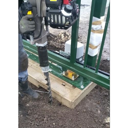 Electric gate counter balance
