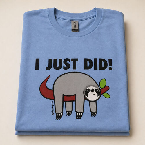 'I Just Did! Sloth' Adults T-Shirt