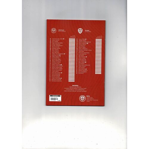 2025/26 Brentford v Leeds United Football Programme