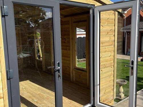 #PVC094 18x10 Apex Summer House
