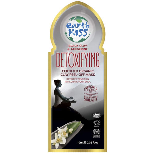 Montagne Jeunesse Black Clay & Tangerine Detoxifying Organic Clay Peel-Off Face Mask 10ml