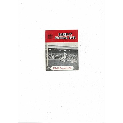 1963/64 Barnsley v Rochdale FA Cup Football Programme