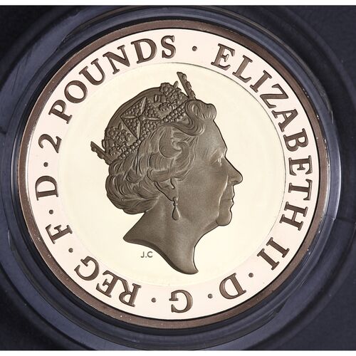 2016 QE11 The Shakespeare tragedies gold proof £2 coin