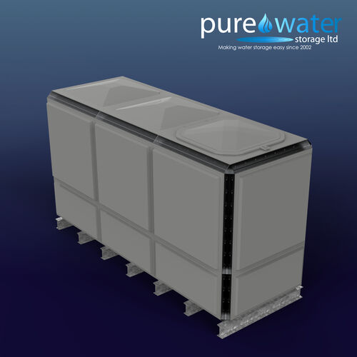 PW.3X1X1.5.TIF.AG - 5977 LITRE SECTIONAL WATER TANK, TOTALLY INTERNALLY FLANGED (TIF)