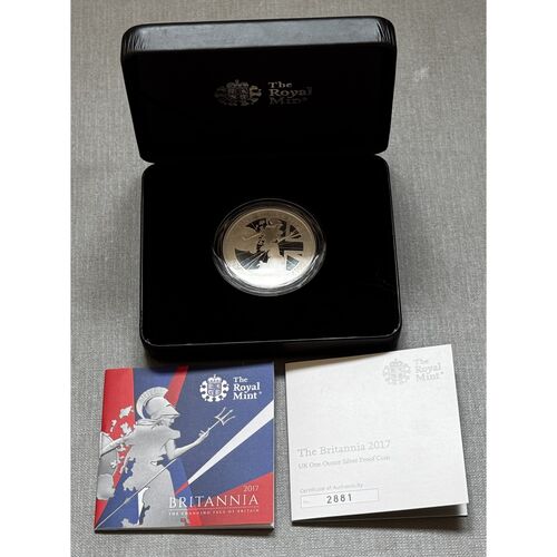1 ounce silver proof Britannia 2017