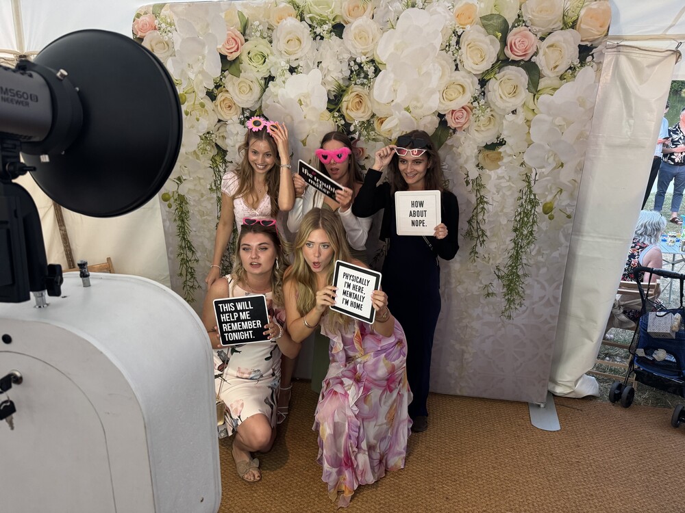 Wedding Photo Booth at Countryside Events Wiltshire