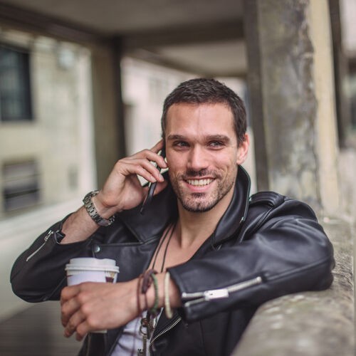 Faux Leather Wrist Bands