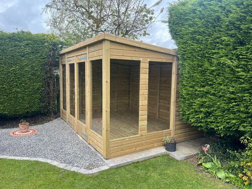 #SHP008 13x10 Pent Summer House