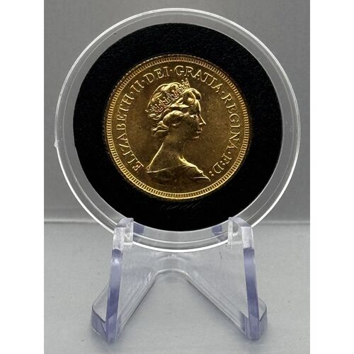 1980 QE11 full gold sovereign